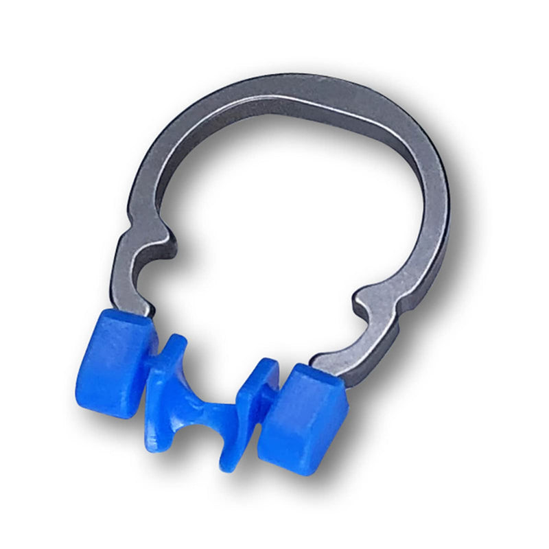 Dental Sectional Contoured Matrix Ring, Autoclavable Dental Nickel Titanium Clamp Clip Ring, Dental Sectional Matrix Ring, Elastic Clamping Ring Separator Ring. (Blue) Blue
