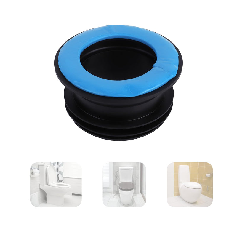 Toilet Rubber Ring, Leak Proof Rubber Toilet Bowl Gasket Durable Toilet Seal Ring for Toilet for Drain Pipe Sealing Suitable for 3" To 4"Outlet