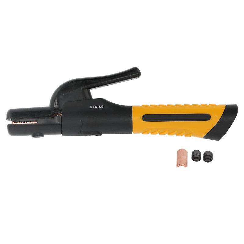 Welding Stinger Welding Electrode Holder Stick Electrode Holder 800A Jaw Design Welder Holding Clamp Rod Plier Welding Rod Clamp for Welding Machine Brass