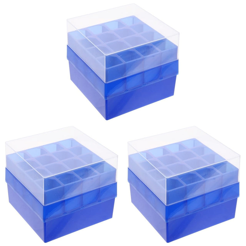 ULTECHNOVO 50Ml Centrifuge Tube Freezer Storage Box with Transparent Lid - Laboratory Test Tube Rack Holder for Scientific Research and Lab Use Space-Saving Plastic Container