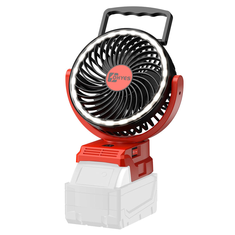 ohyes 5IN Jobsite Fan Fit for Milwaukee 18V Battery