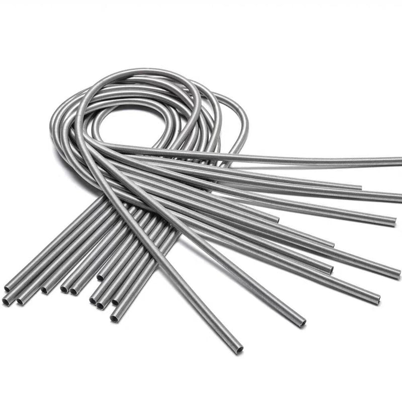Sheath Spring Stainless Steel Tension Spring Extension Spring Out Dia 8mm 5 Pieces 3.28Ft (0.5X8mm, 5) 0.5X8mm