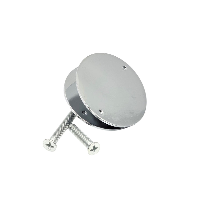 M7 Dummy Mortise Cylinder 1-7/8" | Cylindrical Lockset Cover Plate | Mortise Lock Cylinder Hole Cover | Brushed Chrome