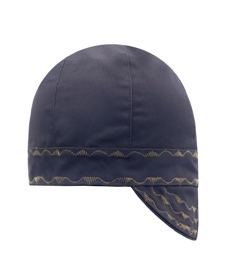 BOCOMAL Welding Cap High Deep CAT2 Flame Resistant Midweight 6 Pannel Welder Caps 7 3/8 Dark Grey
