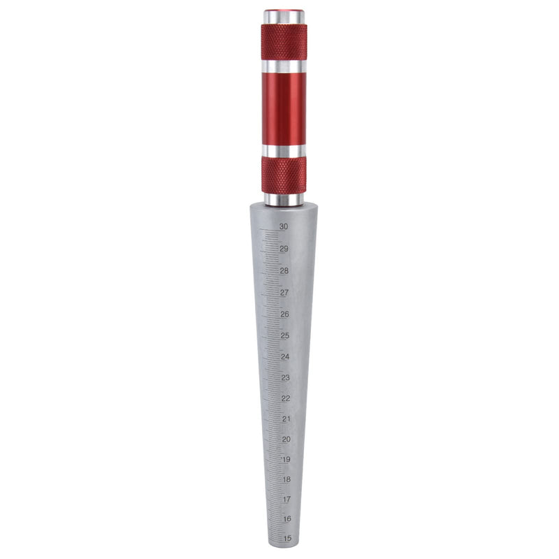 Aperture Gauge Conical Feeler Ruler Stainless Steel Inner Diameter Measuring Tool Tapered Ruler Digital Aperture Gauge 15‑30mm