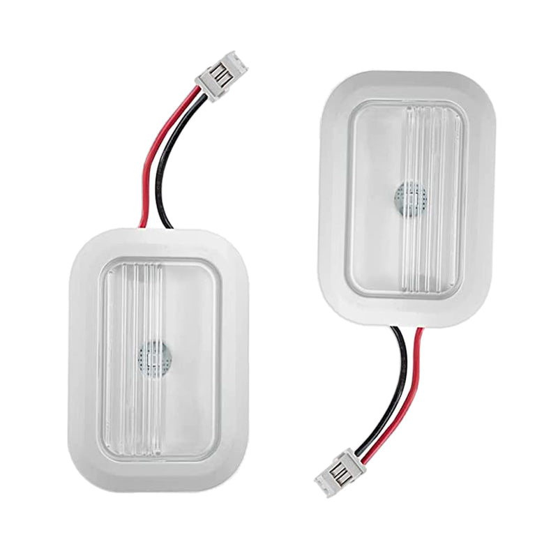 W10843353 W10695459 Refrigerator LED Light Module Assembly (2PCS) Fits for Whirlpool Maytag Replaces W11126053, W10660728, W10279030, W11205083