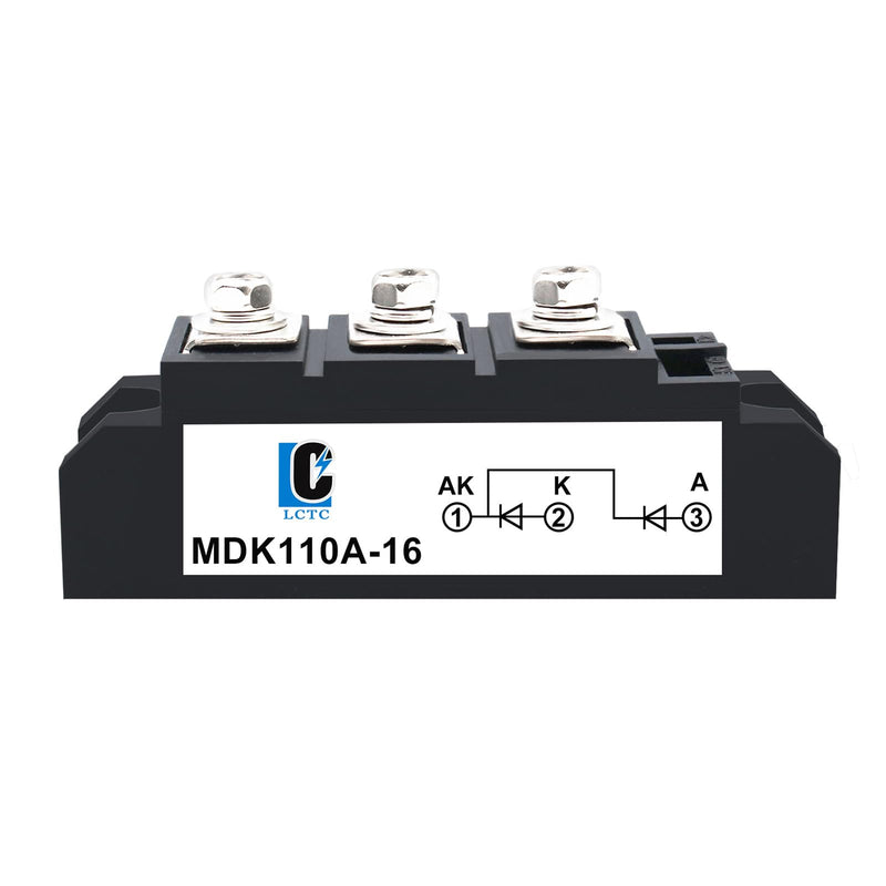 Solar Diodes blocking Diode MDK 110A (100A)-16 for DC;One Way Inline;Commonly Used in photovoltaics confluence, Solar Energy, Generally Used with Solar Cells and Solar Panels(MDK 110A-16)