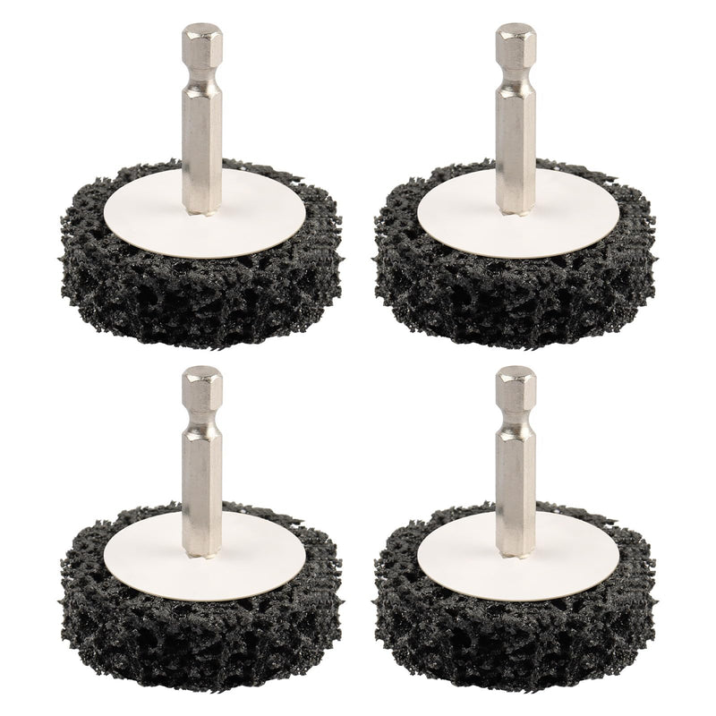 2" 4Pcs Quick Change Easy Strip Discs with 1/4" Hex Shank, Paint Stripper Wheel for Removing Paint, Cleans Welds Rust Removal. 4