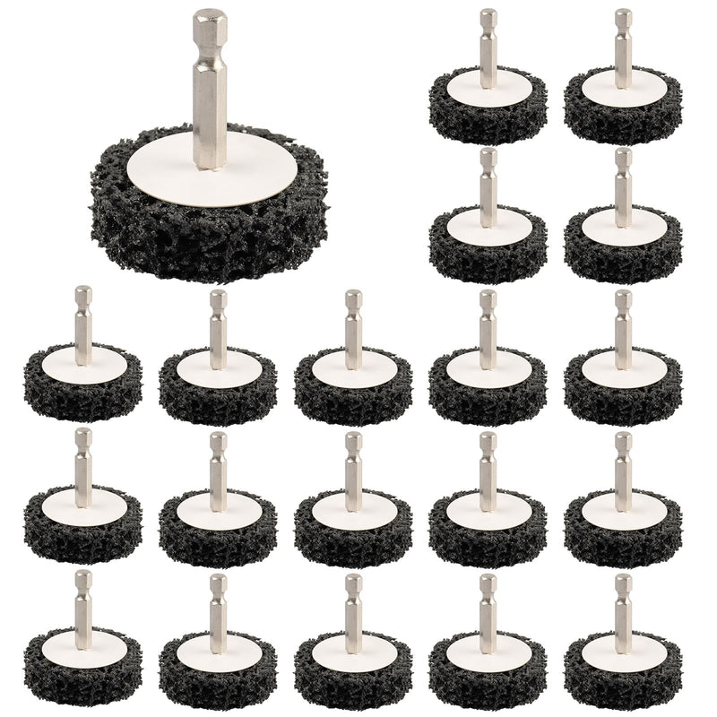2" 20Pcs Quick Change Easy Strip Disc with 1/4" Hex Shank, Paint Stripper Tool for Rust Removal Removing Paint, Cleans Welds. 20