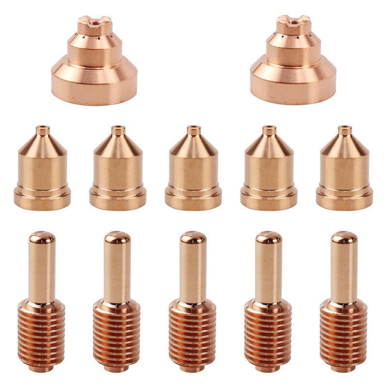 5pcs 212724 Electrode 5pcs 212726/219676 Nozzle Tip 2pcs 212730 Drag ShieldFit for Miller ICE-80CX ICE60/80/100(T/TM) Plasma Cutting Torch Consumables 212724 5pcs + 212726 5pcs + 212730 2pcs