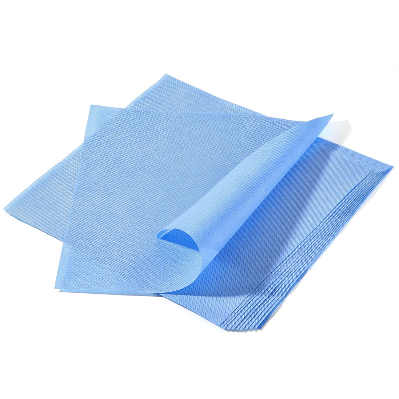 JMU Autoclave CSR Sterilization Wrap 12"x12" 50pcs SMMS Non-Woven,Sterilization with Steam & EO, 60g Blue Non-Sterile Pads 12" x 12" 50