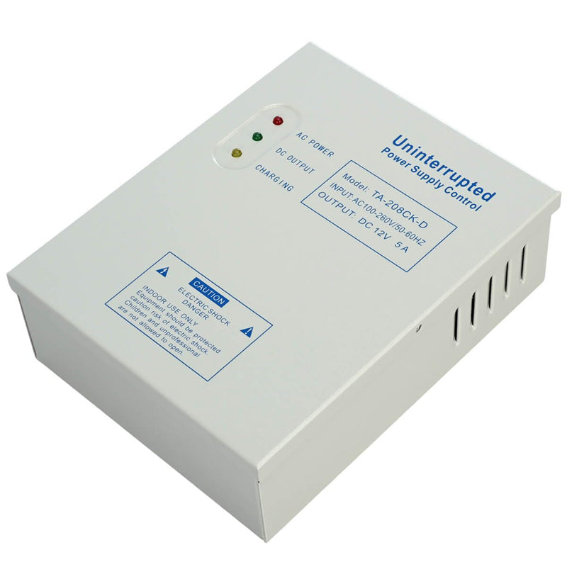Power Supply Controller for Door Access System Electric Lock Intercom Camera Input 110V-240V AC to Output 12V DC 5A 12V 5A