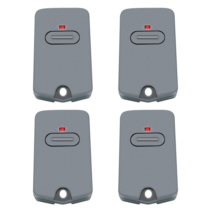 4Pack RB741/FM135 GTO Mighty Mule Gate Opener Remote 3-Year-Warranty Light Gray