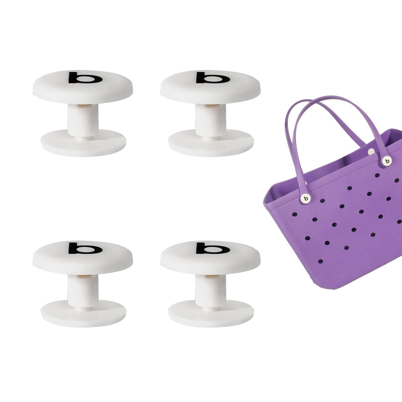 4 PCS Beach Bag Replacement Rivets for Bogg Bag Rivet Replacements Rivets Repair Rubber Tote Bag Handles Straps Button Buckle Pool Bag Accessories "b" Style
