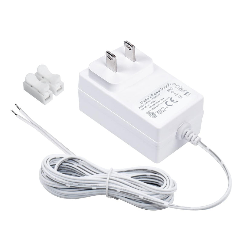 24 Volt Doorbell Transformer 110V/120V AC to DC 24V Adapter Compatible with LED Strip Lig 24V/1A