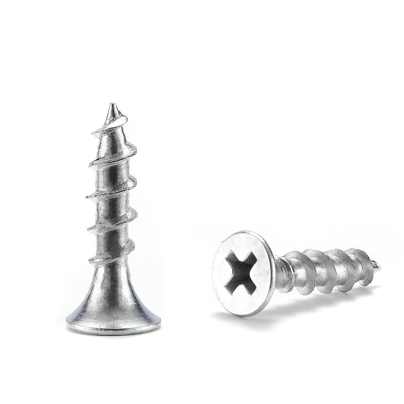 #6 x 3/4" Drywall Screws 250Pcs Carbon Steel Flat Head Fast Self Tapping Wood Screws by SG TZH 250 #6 x 3/4"