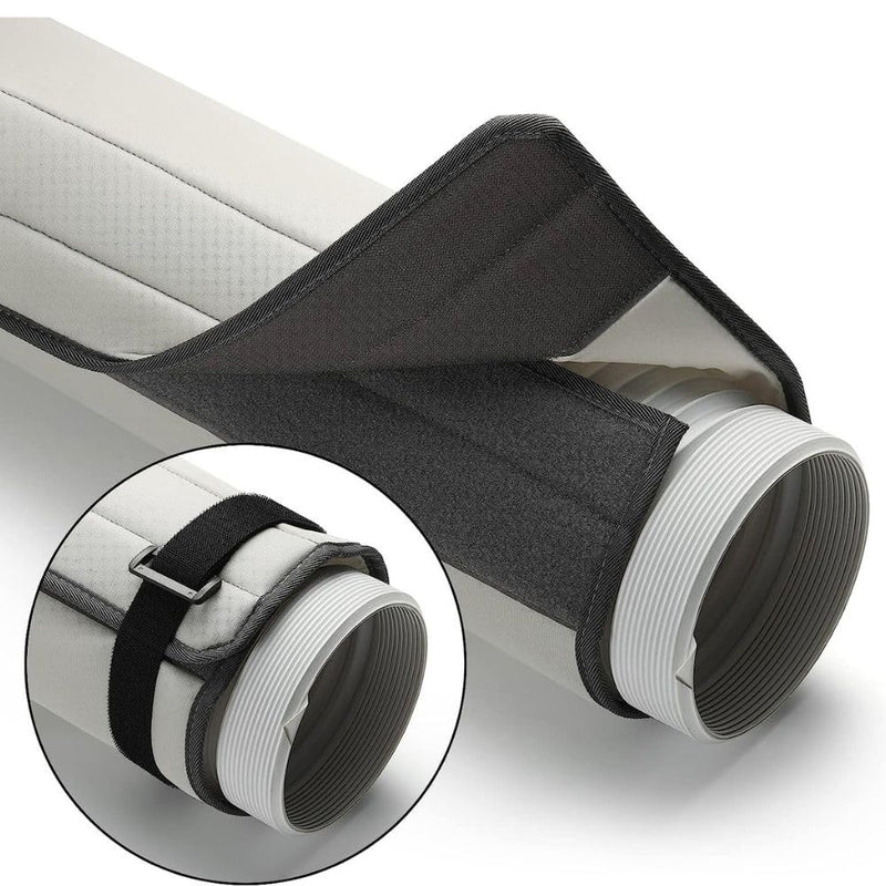 TURBRO Insulated Hose Cover with Adjustable Strips for Portable Air Conditioner, Fits for 5" & 5.9" Diameter Exhaust Hoses, Washable Cover for Exhaust Pipe Dust,Vent Hose