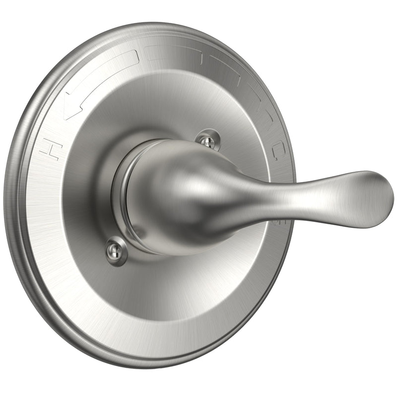 Replacement for Delta Classic 13 Series Single-Function Shower Valve Trim Kit, Shower Handle, Brushed Nickel Shower Trim Kit T13020-SS (Cartridge and Valve Not Included) Without Cartridge