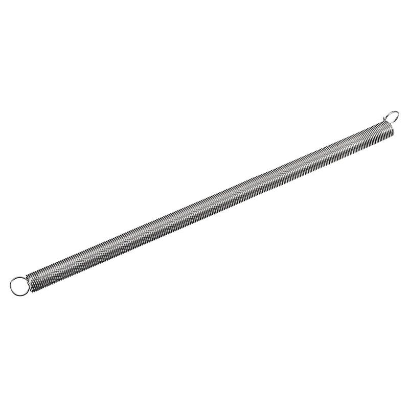 uxcell 1Pcs Extended Spring 7/16 Inch x 10-1/4 Inch, 0.043 Inch Spring Steel Dual Hook Tension Springs for Machinery Construction Industrial 1