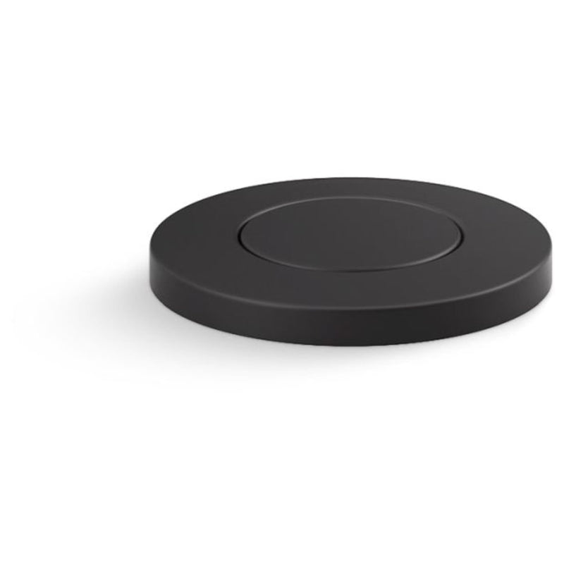 KOHLER 35726-BL K-35726-BL Garbage Disposal Air Switch Button, Matte Black