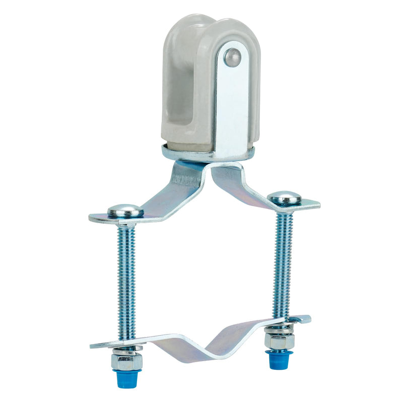 Heavy Duty Wire Holder, Porcelain Insulator with Adjustable Bracket, 1-1/4" - 3" (1)