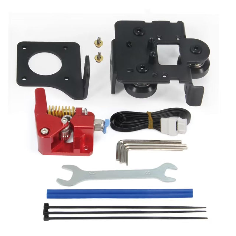 Ender 3 V2 Neo Direct Drive Upgrade Kit Plate with Dual Gear Extruder Kit for Ender 3 V2 Neo/Ender 3 Neo/Ender 3 Max Neo 3D Printer (Aluminum Plate+Dual Extruder Kit) Aluminum Plate+Dual Extruder Kit