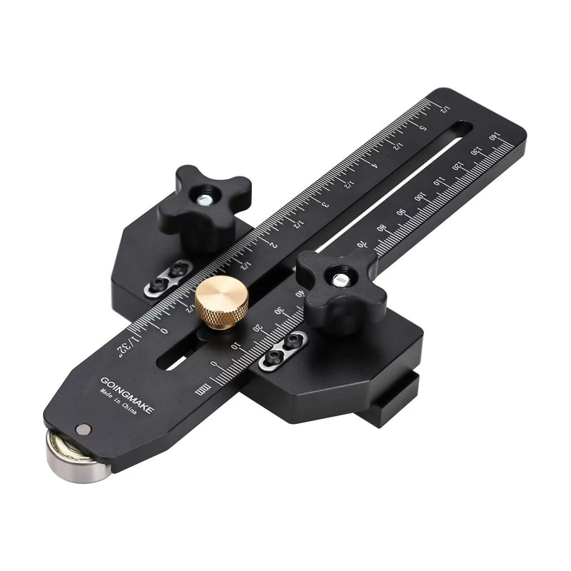 Thin Rip Jig Table Saw Jig Guide for Making Repetitive Narrow Thin Strip Cuts Woodworking Tools Fast Thin Ripping Guide for Table Saw Band Saw Router Table Fits for 3/8" x 3/4" T Slot