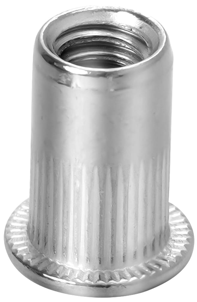 1/4-20 Rivet Nuts 100-Piece Stainless Steel Rivnuts Threaded Insert Nutsert 1/4-20UNC 1/4-20