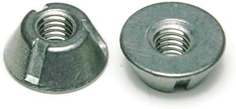 Anti Theft Security Nuts, Tamper Resistant Tri Groove Nut, Zinc-Plated Steel (25, 5/16"-18) 25