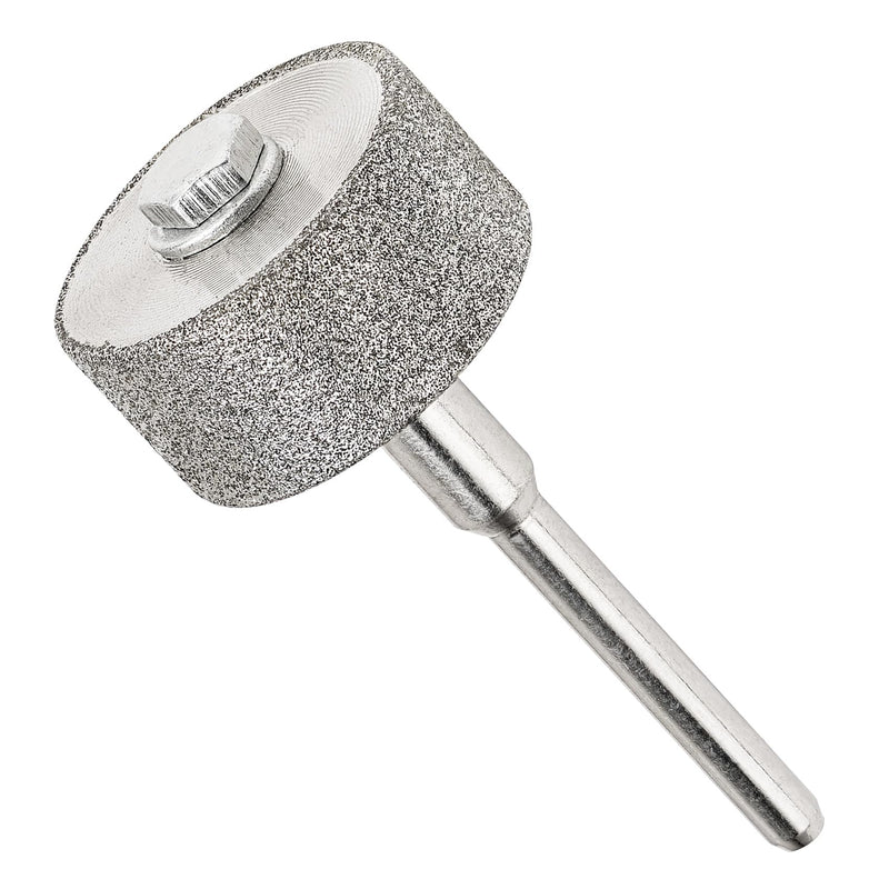 Diamond Sanding Bits for Dremel Rotary Tool, Grinding Stone Sanding Drill Bits with 1/8" Shank Gift for Craft Lovers - Metal & Woodworking/DIY Craft Making - 150 Grit 1 Pack 0.76" x 0.76" x 0.4" - 1 Pack