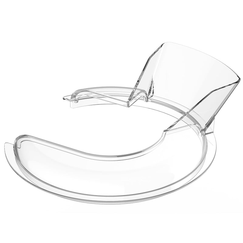 Pouring Shield for KitchenAid 4.5-5QT Mixer Bowl(Stainless Steel, Glass, Ceramic) - Secure Fit Splash Guard for KitchenAid Tilt-Head Stand Mixers and Dishwasher Safe 4.5 - 5QT
