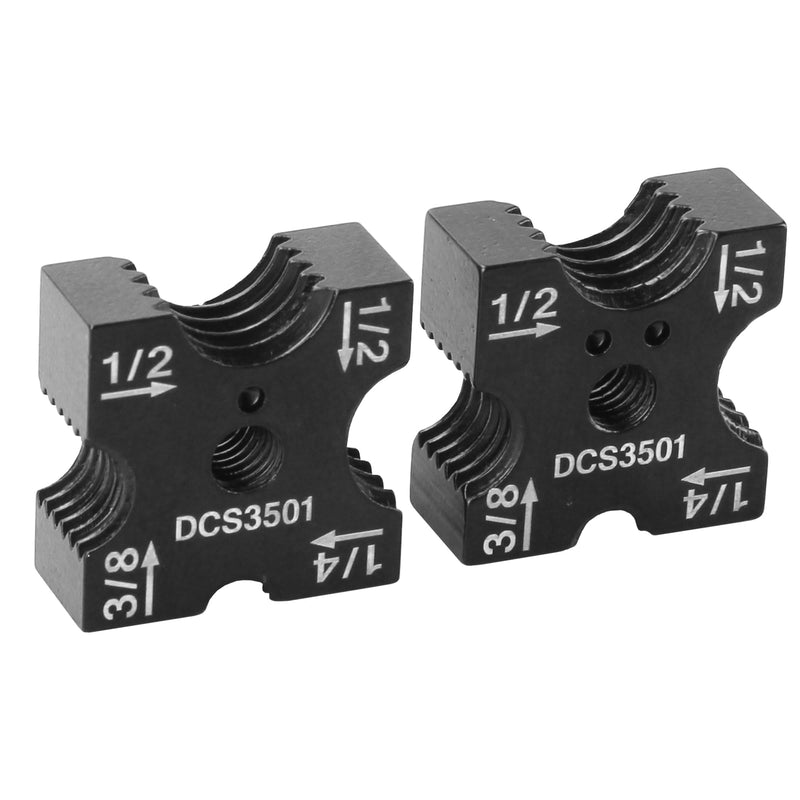 DCS3501 Cutting Die Set for DE-Walt Threaded Rod Cutter DCS35012 with 4-Sided Rotatable Cutter & Size Markings