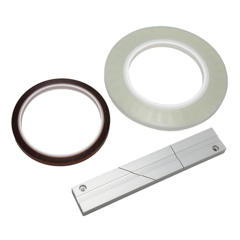 1/4 10 Inch Tape Splicing Set, Professional Tape Splicing Block, Splicing Tape Open Reel Audio Splicing Kit for Revoxsonido 1/4 10 Inch Open Reel to Reel Tape Media