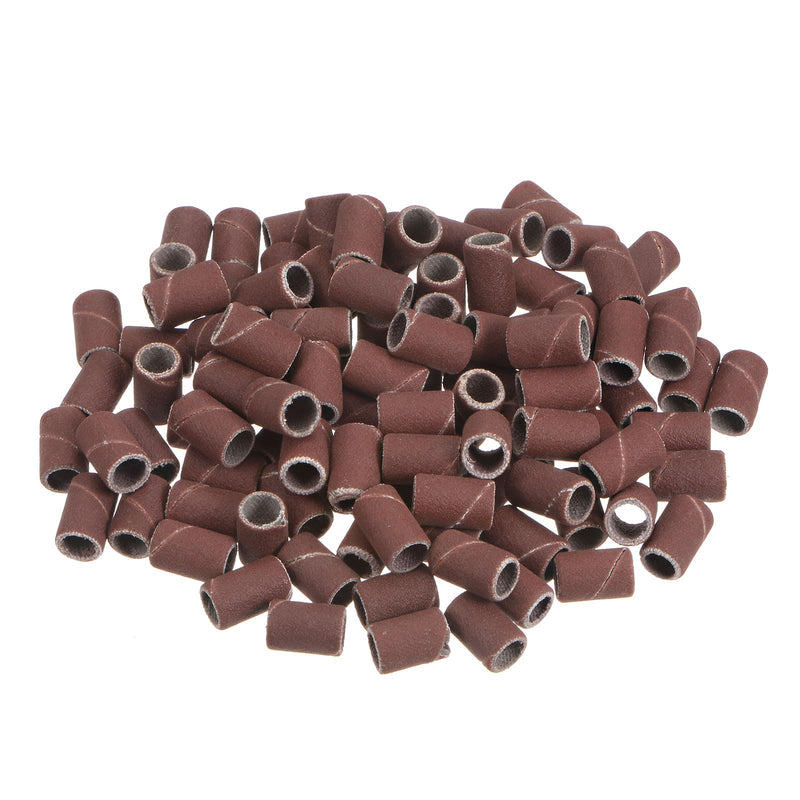 HARFINGTON 100pcs Sanding Drums 1/4 Inch Mini Sanding Sleeves 600 Grit Sanding Bands for Drum Sander Rotary Tools