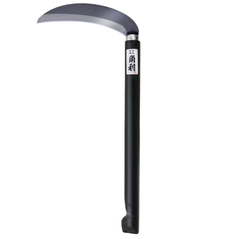 KAKURI Japanese Sickle Garden Tool 7", Made in Japan, Garden Weeding Sickle for Soft Grass, Extra Razor Sharp Laminated Japanese Semi Stainless Steel Blade