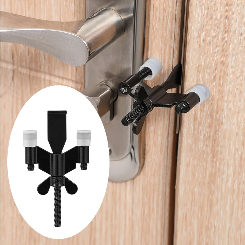 Portable Door Lock Upgraded Stoppers, Hotel Doors Locks for Travelers Safety Locker Jammer Security Devices from Rooms Inside Travel Home Apartment Bedrooms Essentials Reinforcement for Women 1 Pack