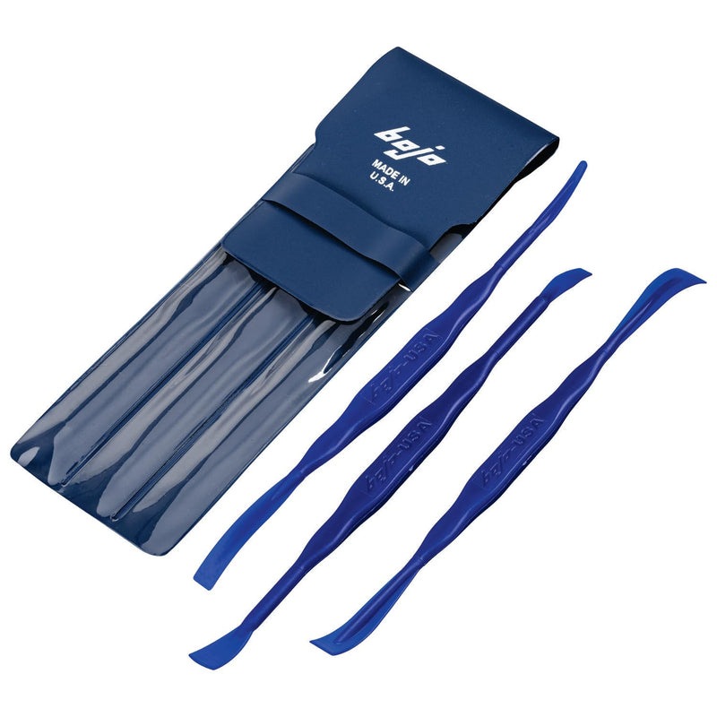 Bojo Tools - 3-Piece Plastic Sealant Smoothing Tool Kit in Pouch - Medium Duty 1