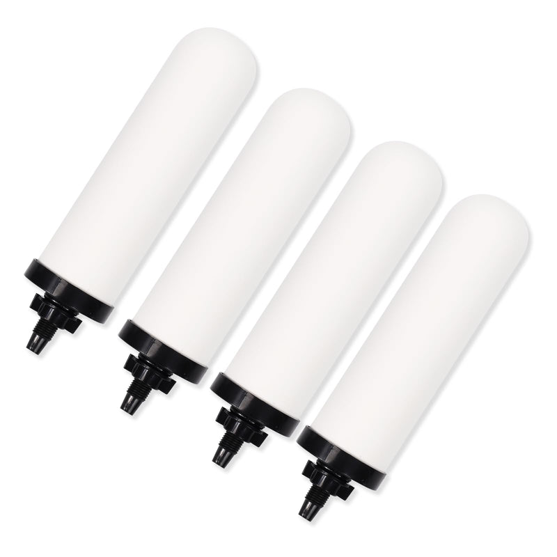 4 PACK 7" Gravity Drinking Water Ceramic Replacement Candle Filter 7inch-4