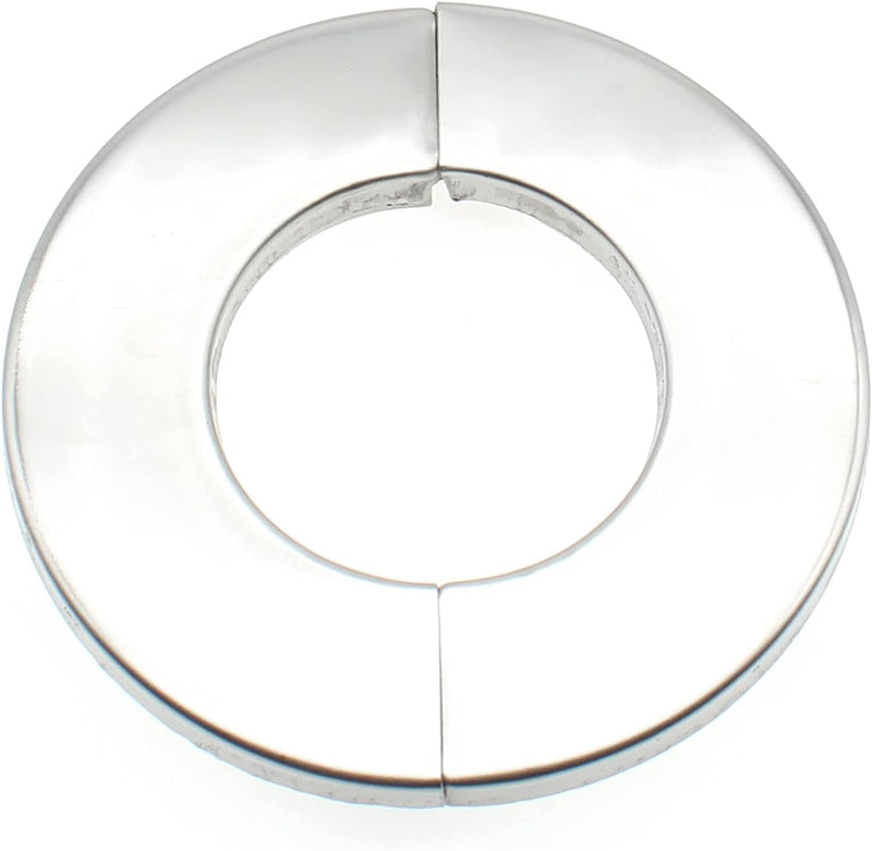 4.0" Stainless Steel Wall Split Flange 2pcs Split Decorative Escutcheon Self-Adhesive Wall-mounted Water Pipe Cover Accessories 4.0 Inch