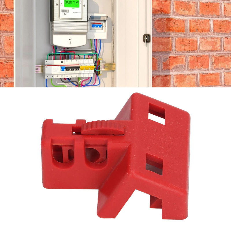 Double Pole Circuit Breaker Lockout, Circuit Breaker Lockout Devices Wearable Small Compact Fireproof Insulated for Home