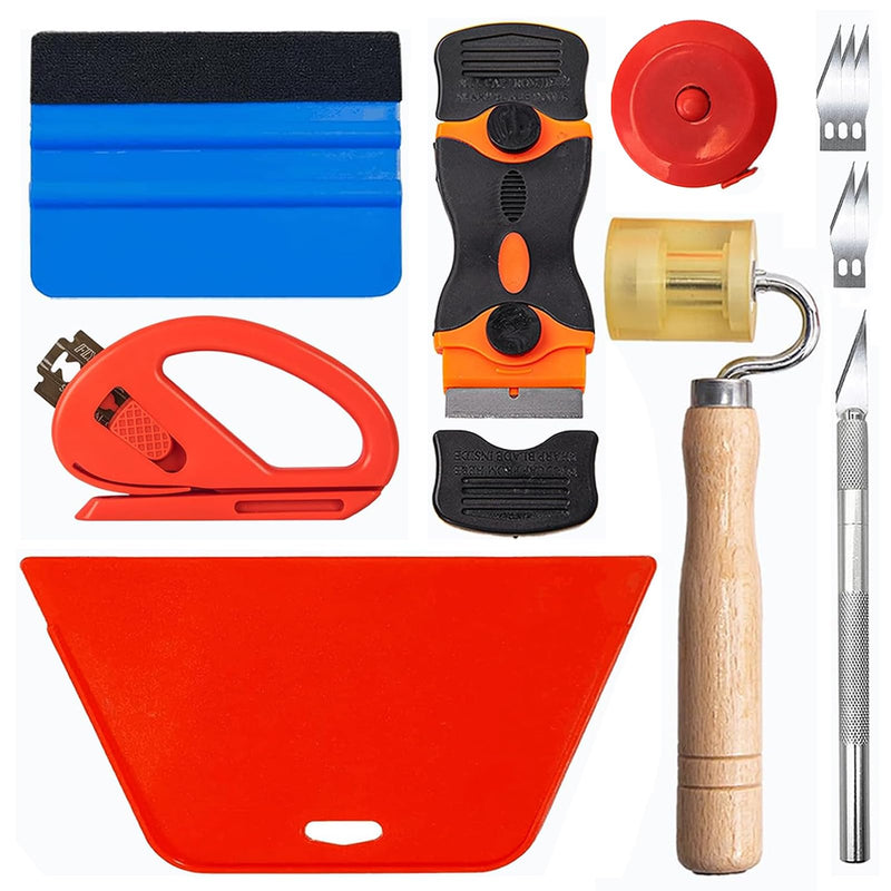 Art3d Wallpaper Smoothing Tool Kits, Multi-Function Smoothing Tool Set for Peel and Stick Contact Paper Vinyl Window Film Car Wrap Practical Style H - NewNest Australia