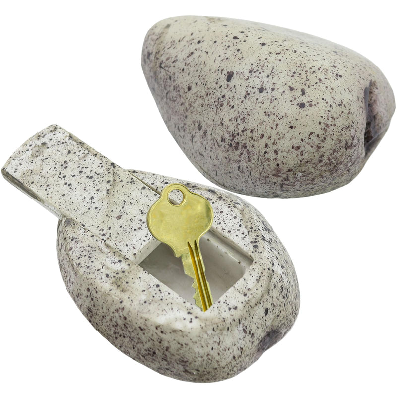 Key Rock Hiders Outside, Fake Rock Key Hider Decoration,Waterproof and Safe for Holds Spare Keys, Look and Feel Likes Real Stone for Outdoor Yard Garden Geocaching in Plain Sight Rock Shape