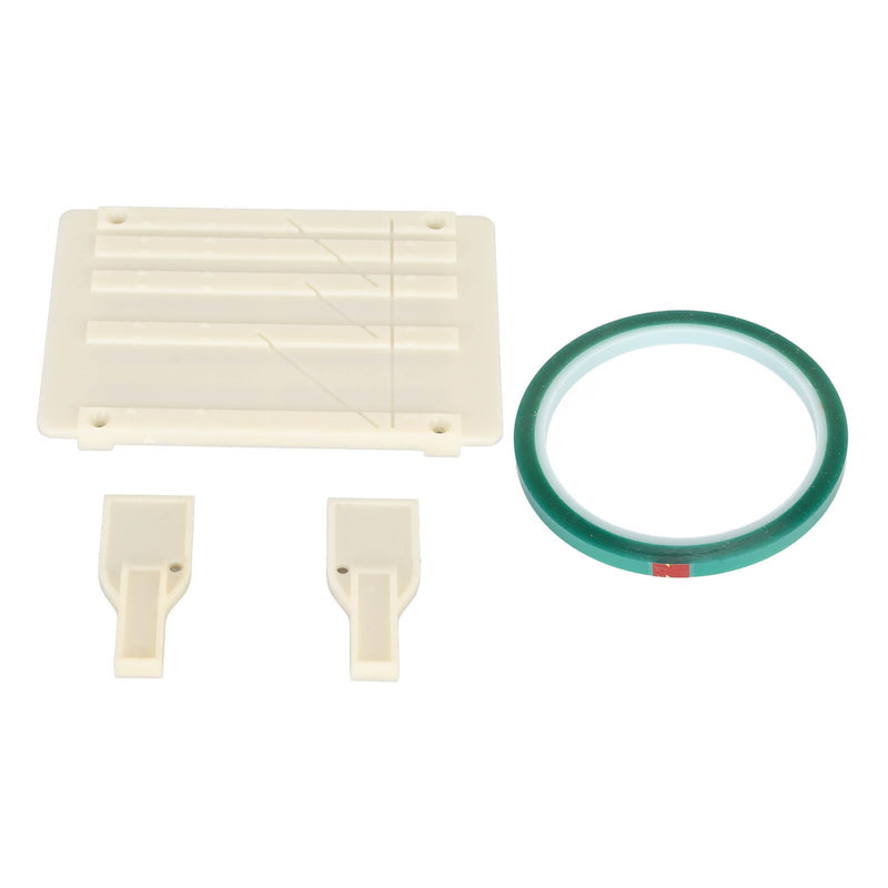 Tape Splicing Set, 1/2 1/4 10 Inch, ABS Cassette Tape Splicing Set with Splicing Tape for Revoxsonido 1/4 1/2 Inch Tape
