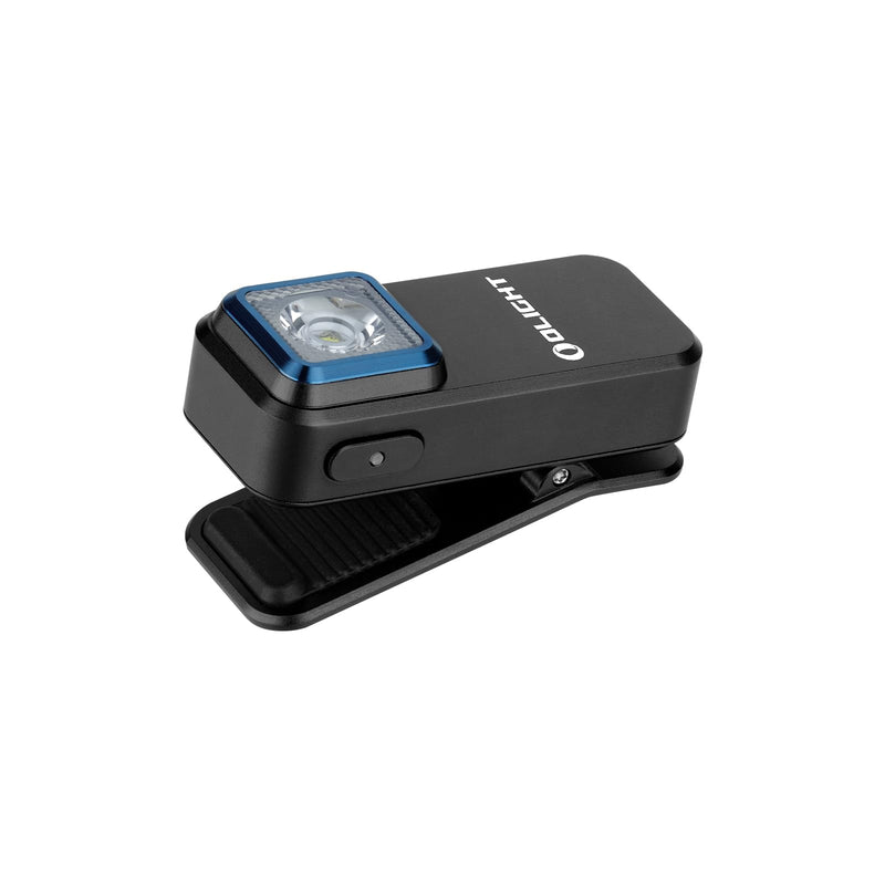 OLIGHT Oclip Rechargeable EDC Flashlight 300 Lumens Dual Sources Compact Pocket Clip Light, Convenient USB C Charging, Magnetic Flash Lights for Working, Cycling, Emergency, Signaling Tool(Black) Aluminum Black