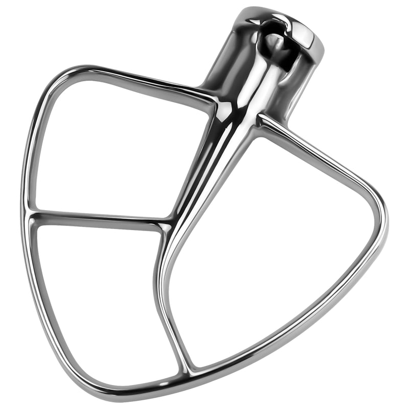 Stainless Steel Flat Beater K45B Kitchen Mixer Aid Paddle for 4.5 Quart Stainless Steel Bowl,Tilt-Head Stand Mixer Beater K45SS by AMI PARTS - Easy to Clean Stainless Steel Flat Beater Fit 4.5 Quart Tilt-Head Stand Mixer