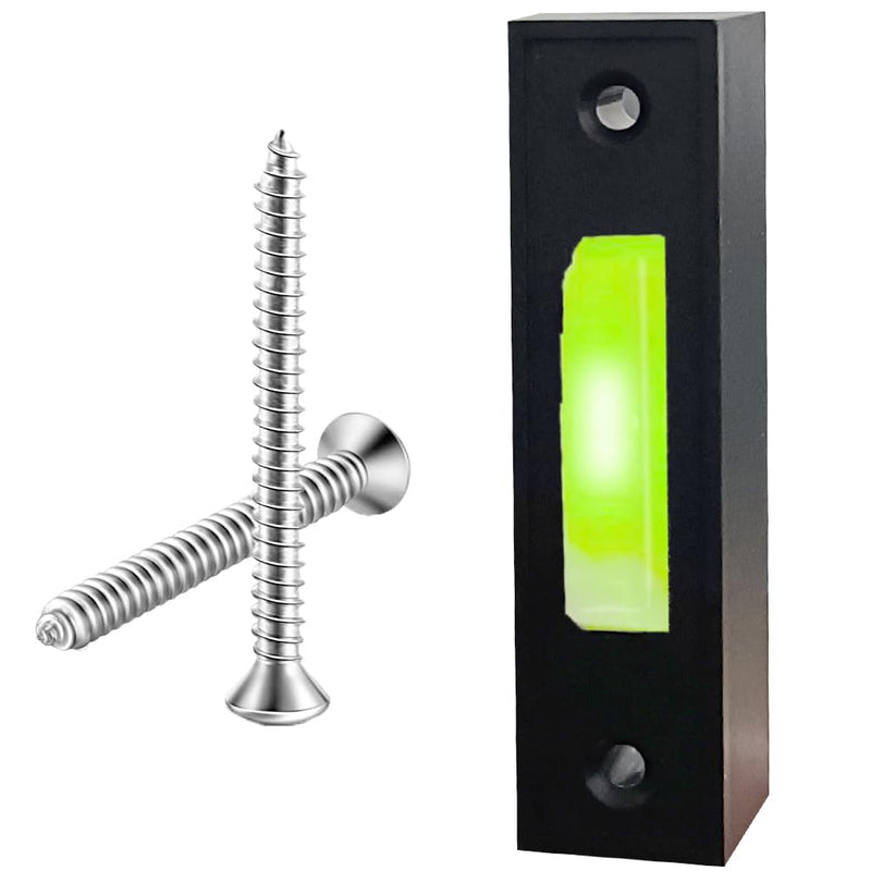 LED Lighted Doorbell Button Wired, Door Bell Ringer Push Buttons Replacement Wall Mount Door Chime Opener Switch, Doorbell Cover with Light, Door Bell Push Buttons LED Door Chime