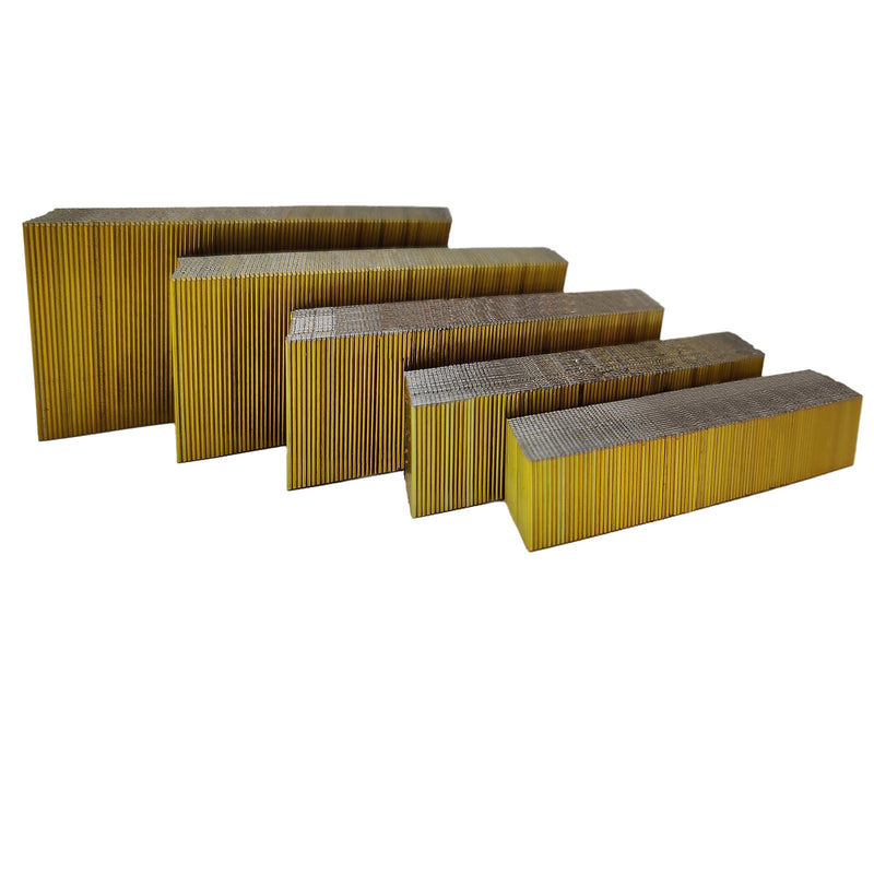 23 Gauge Pin Nails Headless Pinner Nails 10000 Pieces 5 Sizes, 1/2 inch to 1-3/16 inch, Often Used in a Variety of Wooden, Plastic Panels, Finished Cabinet Installation and Production