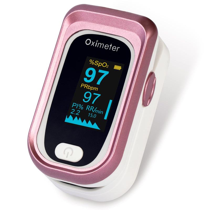 JUYII Pulse Oximeter Fingertip, Oxygen Monitor Fingertip, Oximeter Blood Oxygen Saturation Monitor, Accurate SpO2 Pulse Reading, Pulse OX Finger Pulse Oximeter