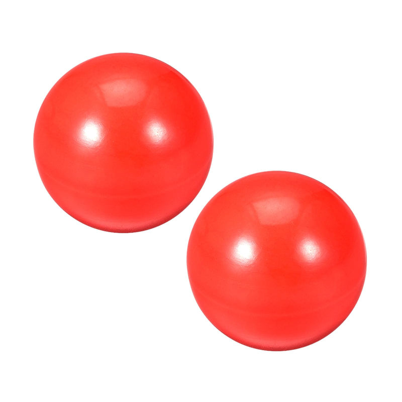Thermoset Ball Knobs, M12 Female Thread 40mm Diameter, Plastic Metric Hand Screw Grip Red - (Applications: for Lathe Machinery Lever Handle), 2-Pieces M12 x 40mm