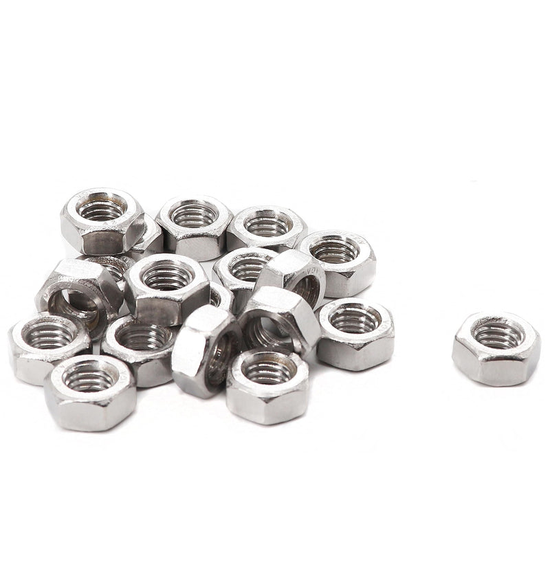 cSeao 50pcs 5/16-24 Hex Nuts,304 Stainless Steel, Plain Finish SAE